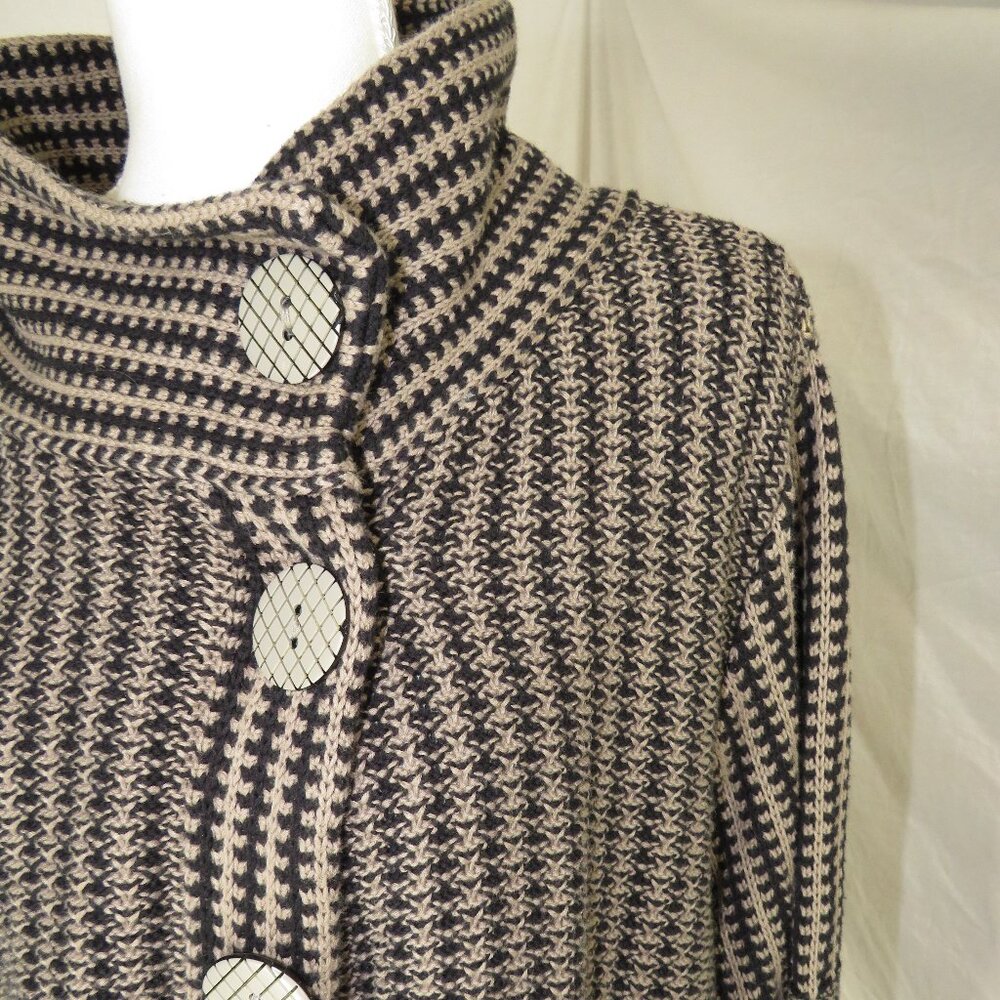 Vintage 90s Habitat Chunky Knit Cardigan | Grandmacore Aesthetic | XL